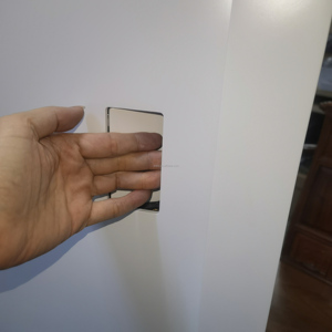 <span class=keywords><strong>Maniglia</strong></span> per <span class=keywords><strong>Porta</strong></span> a Scomparsa Moderna, Magnetica, Silenziosa, in Acciaio Inox, Scorrevole a <span class=keywords><strong>Molla</strong></span>, Integrata Push-Pull con Serratura Nascosta per Cucina - Product Image 3