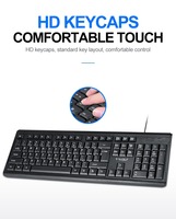 TWOLF TF500 Keyboard dan Mouse Gaming Berkabel untuk Komputer Desktop PC