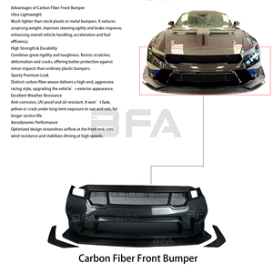 Pare-chocs avant en fibre de carbone style GTD pour <span class=keywords><strong>Ford</strong></span> <span class=keywords><strong>Mustang</strong></span> S650 2024+ <span class=keywords><strong>GT</strong></span> - Product Image 1