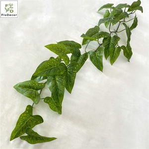 Новый тренд 1,2 м искусственные 3D напечатанные подвесные виноградные лозы другие декоративные цветы растения искусственные листья для офиса отеля Рождество - Product Image 3