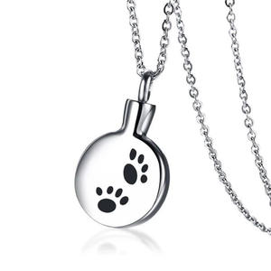 Collier circulaire en acier inoxydable avec pendentif pour animaux de compagnie, <span class=keywords><strong>avatar</strong></span> <span class=keywords><strong>photo</strong></span> personnalisé pour femmes et hommes - Product Image 3