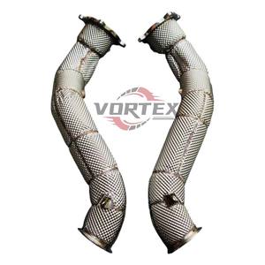 ระบบท่อไอเสียแบบ Catback ยี่ห้อ Vortex OEM รุ่น Titanium Valvetronic สำหรับ McLaren 720 แบบตรงพร้อมท่อดาวน์ไปป์ - Product Image 4