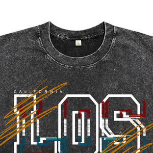 Camisetas de Hombre Oversize con Lavado Ácido y Estampado DTG, Ropa Urbana Personalizada, Camisetas de Algodón Transpirables - Product Image 3