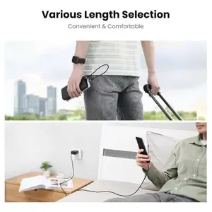 Câble de charge rapide Micro USB 2.0 Ugreen Us290 1M noir en métal pour appareils Android avec blindage tressé et conducteur en cuivre pur - Product Image 4