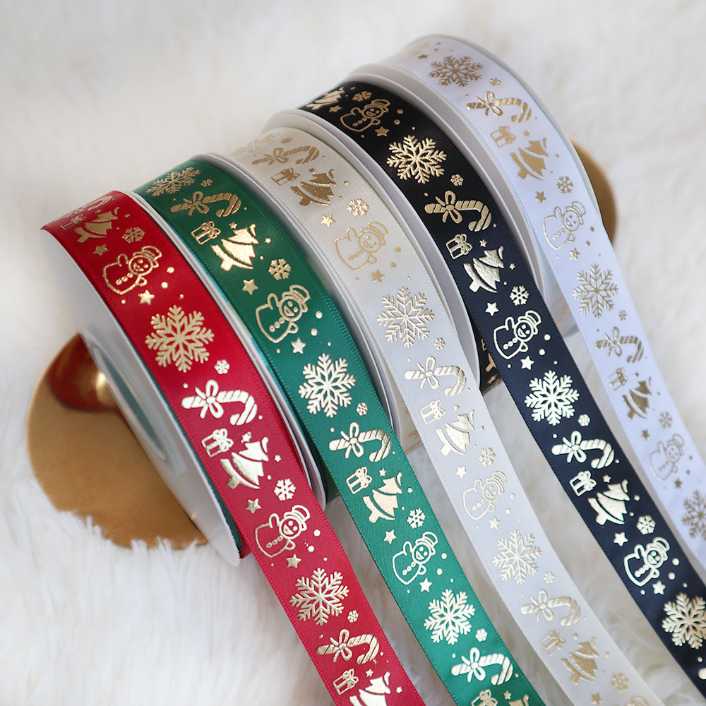 Christmas Ribbon Christmas Gift Gift Box Packaging Decorative Ribbon Cake Baking Christmas Ribbon