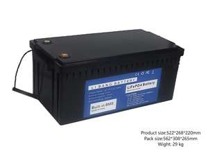 Batería de litio solar de 24V 12V, batería de fosfato de iones de litio de ciclo profundo, 100Ah, 200Ah, 300Ah, 400Ah, de Polonia y Rumania, stock de La UE - Product Image 4