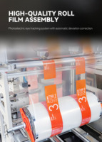 Machine de scellage automatique de barquettes – Emballage rapide et efficace pour barquettes en aluminium de type fast-food, idéale pour gâteaux et desserts