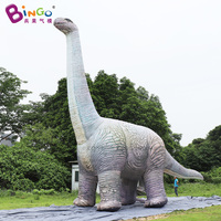 Bingo Publicité : Modèle d'animal Brachiosaurus gonflable géant personnalisé pour la décoration extérieure