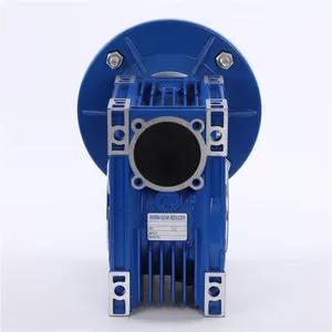 Ratio from 7.5 to 100 Blue worm gear speed reducer for industry for parking garages