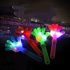 Vente en gros de claquettes lumineuses LED en plastique, jouet de cheering personnalisable avec logo pour concerts et événements sportifs - Product Image 5