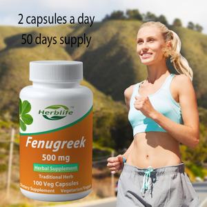 OEM/ODM Fenogreco (Trigonella Foenum-graecum) 500 Mg, Suplemento Herbal, 100 Cápsulas Vegetarianas, Apoyo Inmunológico, Apoyo Digestivo - Product Image 4