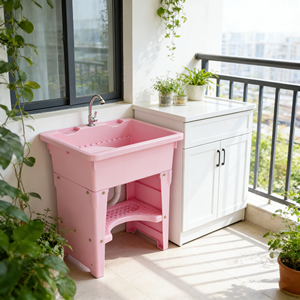 Factory Direct Modern Polypropylene Lab <strong>Sink</strong> Chemical Resistant Acid Proof Drainboard Eco-Friendly Easy Clean Washroom <strong>Bathroom</strong> - Product Image 1