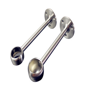 Soporte de Acero Inoxidable Jin Aoding para Colgar Ropa, con Base de Brida Redonda, Percha Sólida para Muebles y Decoración del Hogar - Product Image 1
