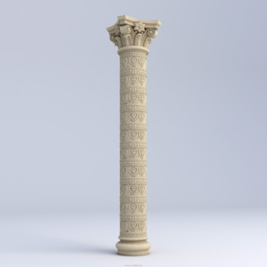 Molde de columnas romanas de hormigón para construcción de casas, molde de plástico para pilares de puerta de Villa, columnas laterales de molde de forma cilíndrica - Product Image 1