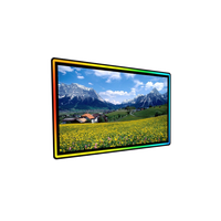 32 27 Éclairage numérique LED monté sur écran, anneaux lumineux RGB, moniteur tactile PCAP vertical et horizontal