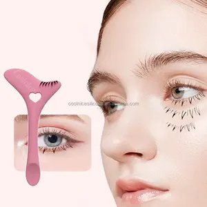 Eyelash Comb Separator Mascara Applicator Eyelash Definer With Comb Cover Cosmetic Brushes Tool