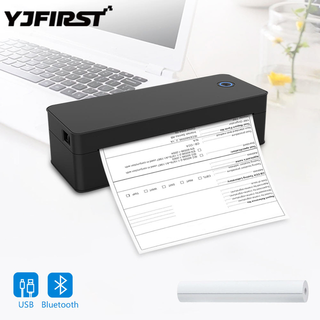 Wholesales 203DPI A4 Portable Mini Document Printer USB BT Wireless Thermal Receipt Printer