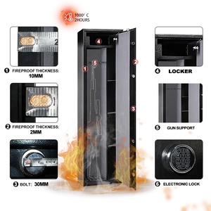 JB Tủ Đựng Súng Hạng Nặng Cổ Điển Hộp Đựng Mã Số Điện Tử Hộp An Toàn Cho Gia Đình Khách Sạn - Product Image 6