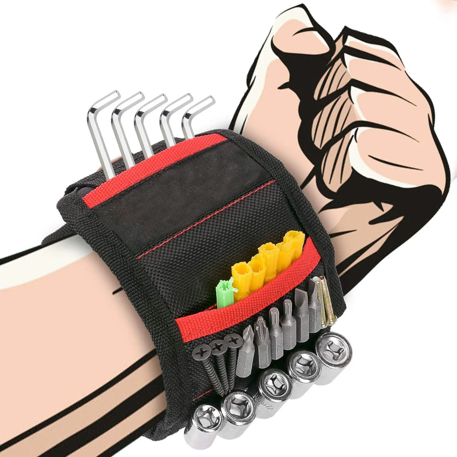 magnetic wristband near me with strong magnets work handyman to hold screws security wristbands