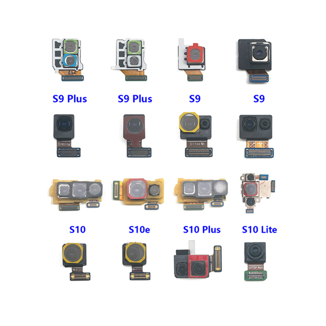 Wholesale Back Front Facing Camera for Samsung S10e S10 Lite S9 Plus G960F G960U G965F G965U G770F Main Rear Camera Spare Parts