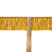 Nouvel arrivage de garnitures d'oreiller en velours Accessoires de vêtement Passementerie à franges larges et accessoires de couture 1000 Yards