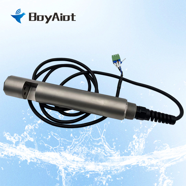 BOY-SZ05-COD Hot Sale UV254nm COD Sensor Probe OEM IP68 Titanium Alloy 0-500mg/L RS485 Modbus RTU for Water COD Analysis Sewage