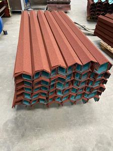 Tôle de toiture en métal revêtue de pierre résistante aux ouragans Toit en tuile classique en argile durable moderne <span class=keywords><strong>Maison</strong></span> en acier coréen - Product Image 6