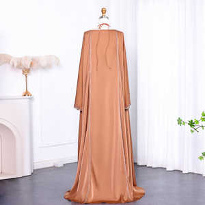 Jancember LSZ301 Glossy Satin Halter lantejoulas Sereia Evening Prom Dresses - Product Image 4