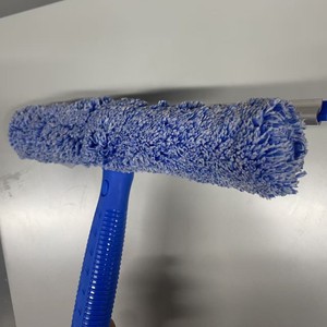 Universal Window Cleaner 2 In 1 Glass <b>Scraper</b> Double Sided With Microfiber Pad For Household Glass <b>Cleaning</b> - Product Image 2