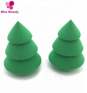 Beauté De Marque Privée Cosmétique Originale Sans Latex Arbre De Noël et <span class=keywords><strong>Bonhomme</strong></span> De Neige Forme Maquillage Éponge Mélangeur - Product Image 2