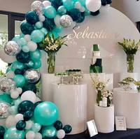 Ensemble de supports à gâteaux en acrylique moderne pour fêtes de mariage et d'anniversaire Dessert Décoration de table Fourniture en gros Présentoir d'événements
