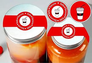 Adesivi a prova di <span class=keywords><strong>manomissione</strong></span> di sicurezza adesivi sigilli per bevande coperchi adesivi per consegna cibo sigillati per etichette di freschezza sigilli per bevande - Product Image 5