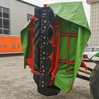 Tondeuse à gazon à roue de doigt durable à 8 disques, deux rouleaux, livraison rapide, machine à aplatir en caoutchouc pour couper le noyau d'herbe.