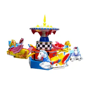 Yamoo jeux pour enfants, chevaux volants, thème féerique, attraction, cheval de saut, à vendre