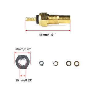 เซ็นเซอร์วัดอุณหภูมิสำหรับฮอนด้า K20 K24 3/8-1/8 Npt ขั้วต่อเกลียวทองแดงอลูมิเนียม - Product Image 2
