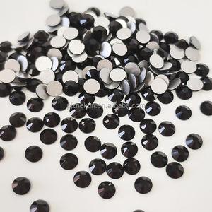 ZK アクアマリンブルー 非修復性 環境配慮型 フラットバック ガラス製 ネイルラインストーン シューズ用ルースラインストーン - Product Image 3