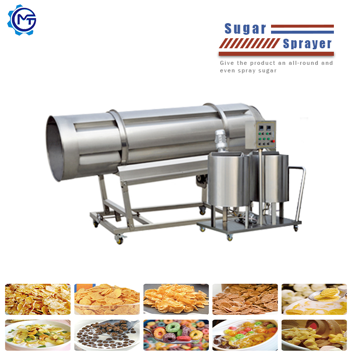 Puff Corn Flake Making Machine Large Capacity 500 - 1000 Kg/H