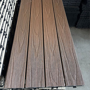 Outdoor <strong>Composite</strong> <strong>Decking</strong> WPC Flooring Waterproof Deck Boards Exterior WPC Deck Floor Weatherproof Outdoor Flooring Boards - Product Image 4