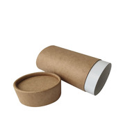 Bâtonnet en papier Kraft rechargeables 2oz, emballage personnalisé en carton ovale, pièces en papier Kraft vides Push Up, 10 pièces