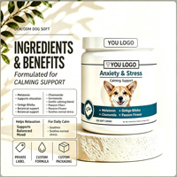 OEM Kalmerende Kauwtabletten voor Honden met Melatonine, Kamille & Ginkgo Biloba - Supplement tegen Angst & Stress