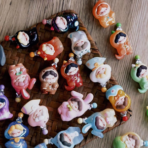 100% Original DODOSUGAR Wendy Beans <span class=keywords><strong>Got</strong></span> You Series Figurines Miniatures de Collection Décorations Mignonnes pour la Maison Boîte Mystère Sac Mystère - Product Image 5