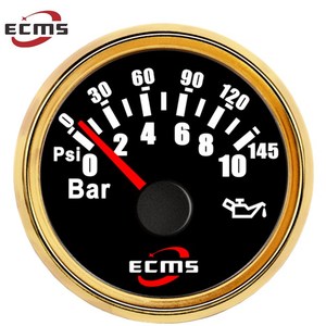 New 2 Inch <strong>Fuel</strong> Oil <strong>Pressure</strong> <strong>Gauge</strong> Meter 0-10bar 0-145psi with Backlight 9-32V Universal Fit - Product Image 4