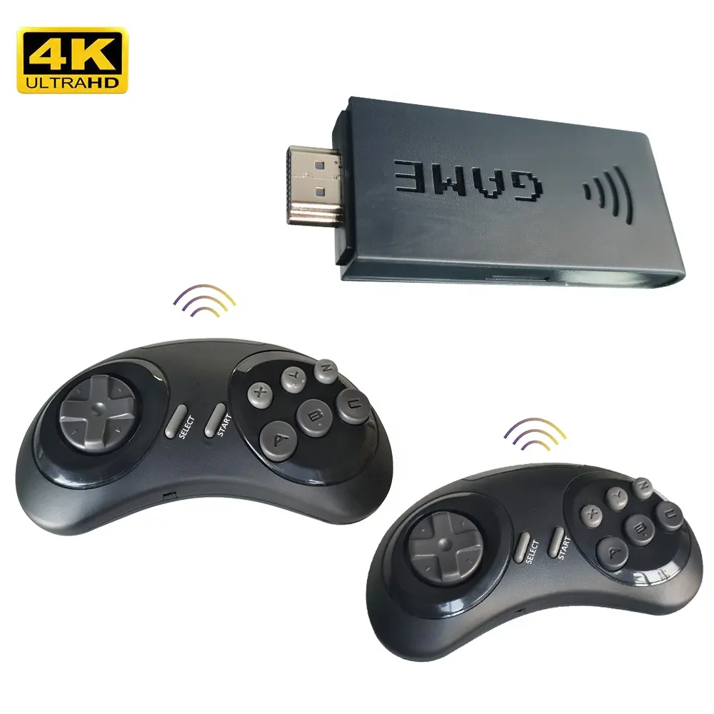 Toptan 16 Bit HD oyun sopa dahili 688 Juegos kablosuz denetleyici TV Video oyunu konsolu