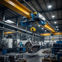 Palans électriques à câble anti-tremblement 10 tonnes à faible hauteur de levage, nouvelle télécommande métallique pour équipement de levage d'entrepôt et d'usine