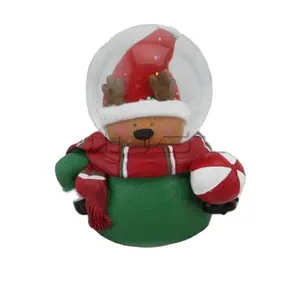 Wholesale Teddy Bear cheap mini snow globes