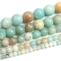 Perles rondes en jade Dong Ling multicolores naturelles en vrac, vente en gros, fournitures pour la fabrication de bijoux, bracelets et colliers DIY