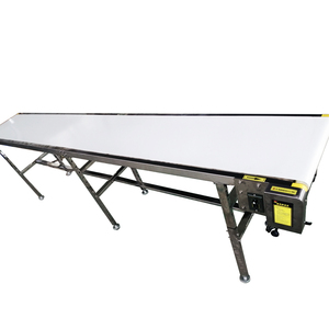 Good Quality Industrial Stainless Steel Pvc Belt Conveyor Suppliers Small Bottle Conveyor Belt for Inkjet <b>Printer</b> Steel Pvc Belt - Product Image 5