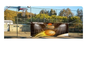 Bannière publicitaire en PVC maillé, impression numérique couleur intégrale, résistante à l'eau, pour événements - Product Image 4