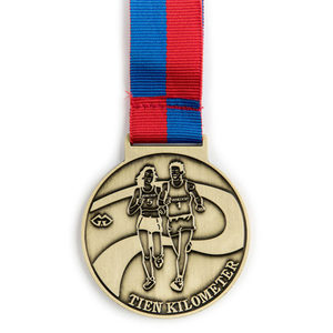 Venta caliente hecho a medida de metal 5K corriendo medalla de fundición a presión deportes pista y <span class=keywords><strong>campo</strong></span> finalizador medallas - Product Image 2