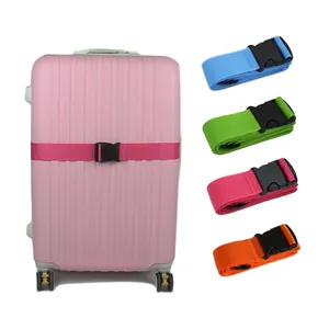 Sangles de sac de <span class=keywords><strong>valise</strong></span> en vrac en gros personnalisé logo personnalisé imprimé accessoires de voyage d'affaires ceinture à bagages avec <span class=keywords><strong>code</strong></span> Tsa - Product Image 1